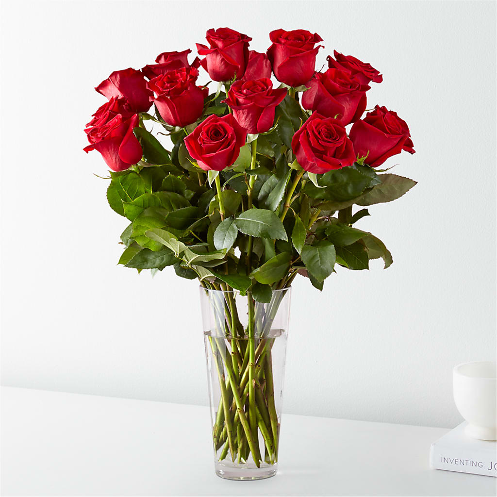 Long Stem Red Rose Bouquet – The Woodlands Flowers, Conroe TX