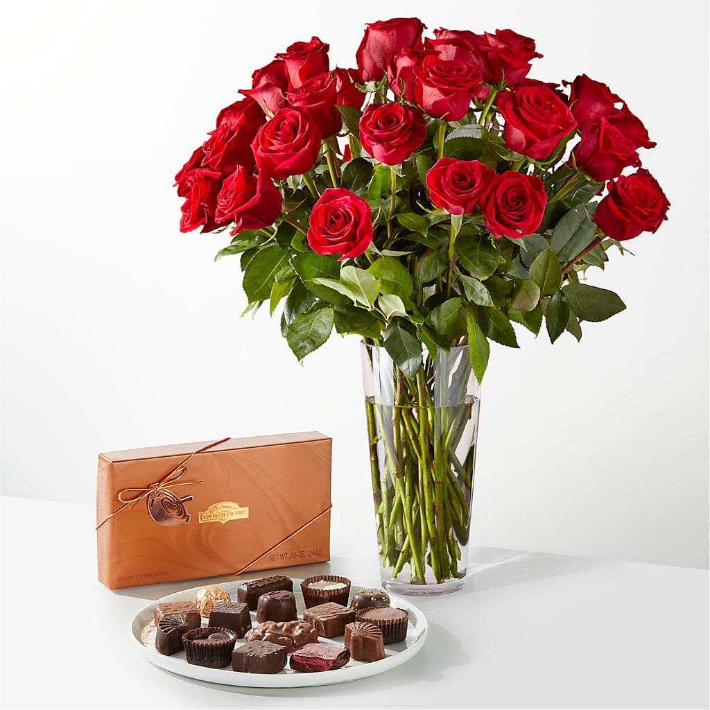 Romantic Long Stem Red Rose Bouquet Bundles – The Woodlands Flowers, Conroe TX