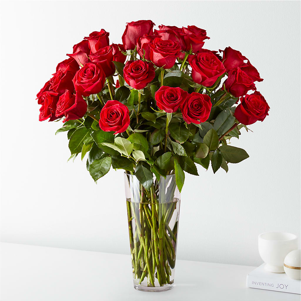 Long Stem Red Rose Bouquet – The Woodlands Flowers, Conroe TX