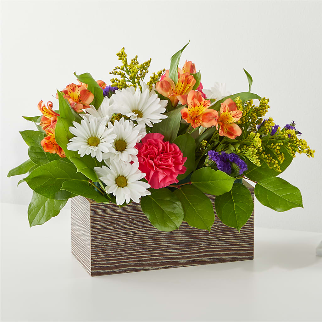 Oopsie Daisy Box Bouquet – The Woodlands Flowers, Conroe TX