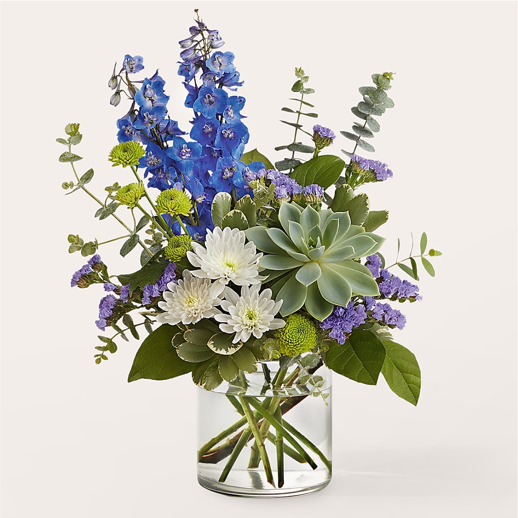 Cerulean Waves Bouquet – The Woodlands Flowers, Conroe TX