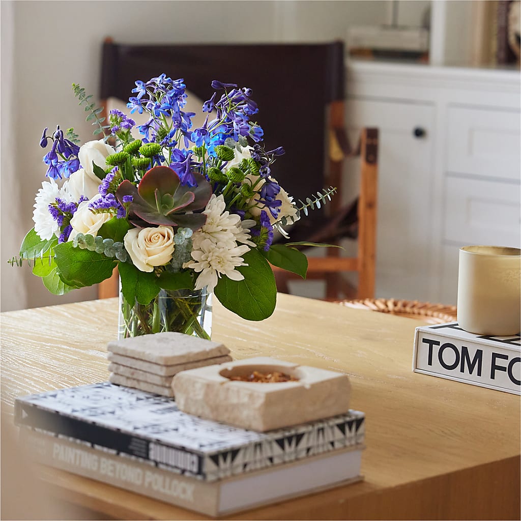 Cerulean Waves Bouquet – The Woodlands Flowers, Conroe TX