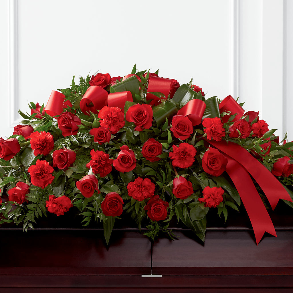 Tribute of Life Casket Spray – The Woodlands Flowers, Conroe TX