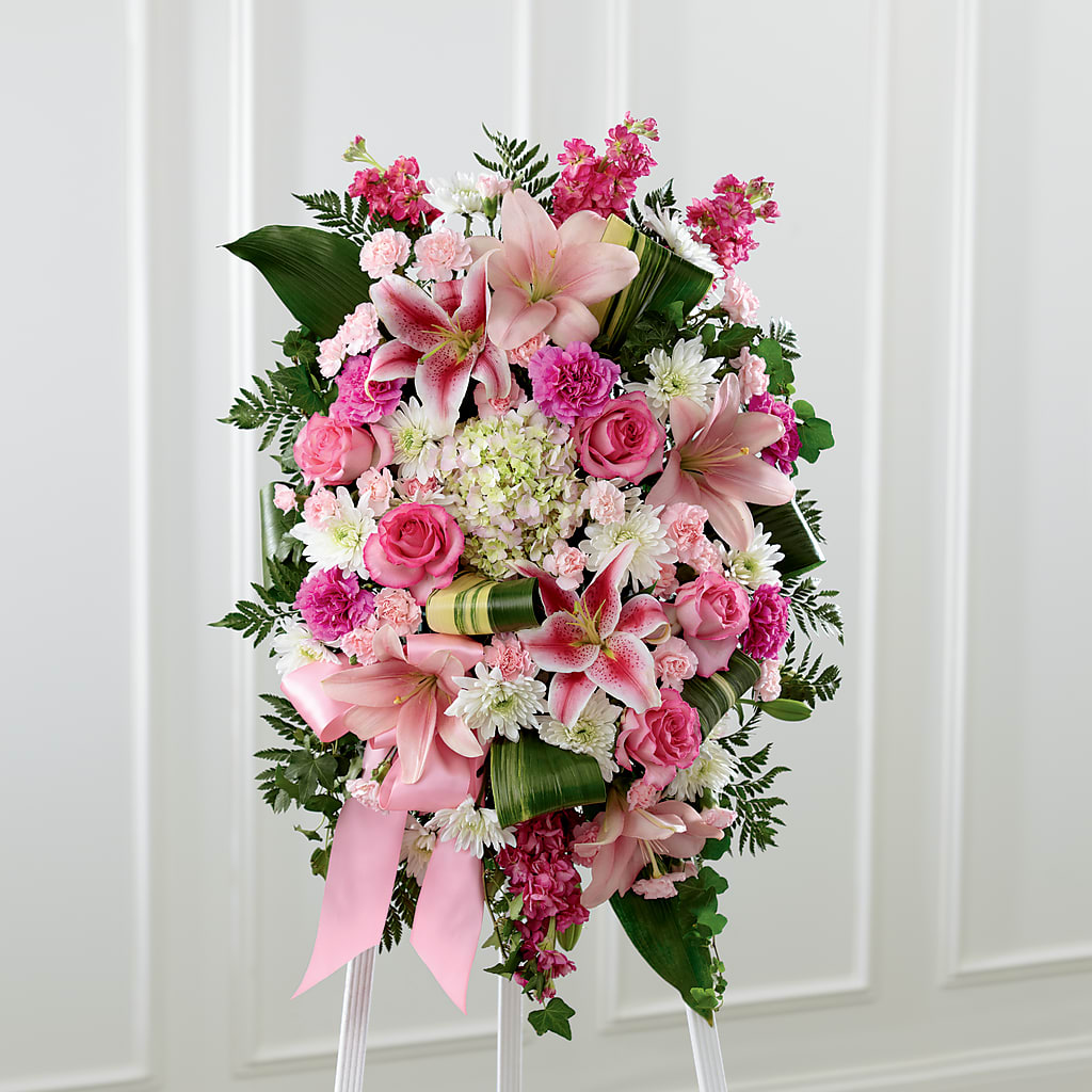 Comforting Standing Spray – The Woodlands Flowers, Conroe TX