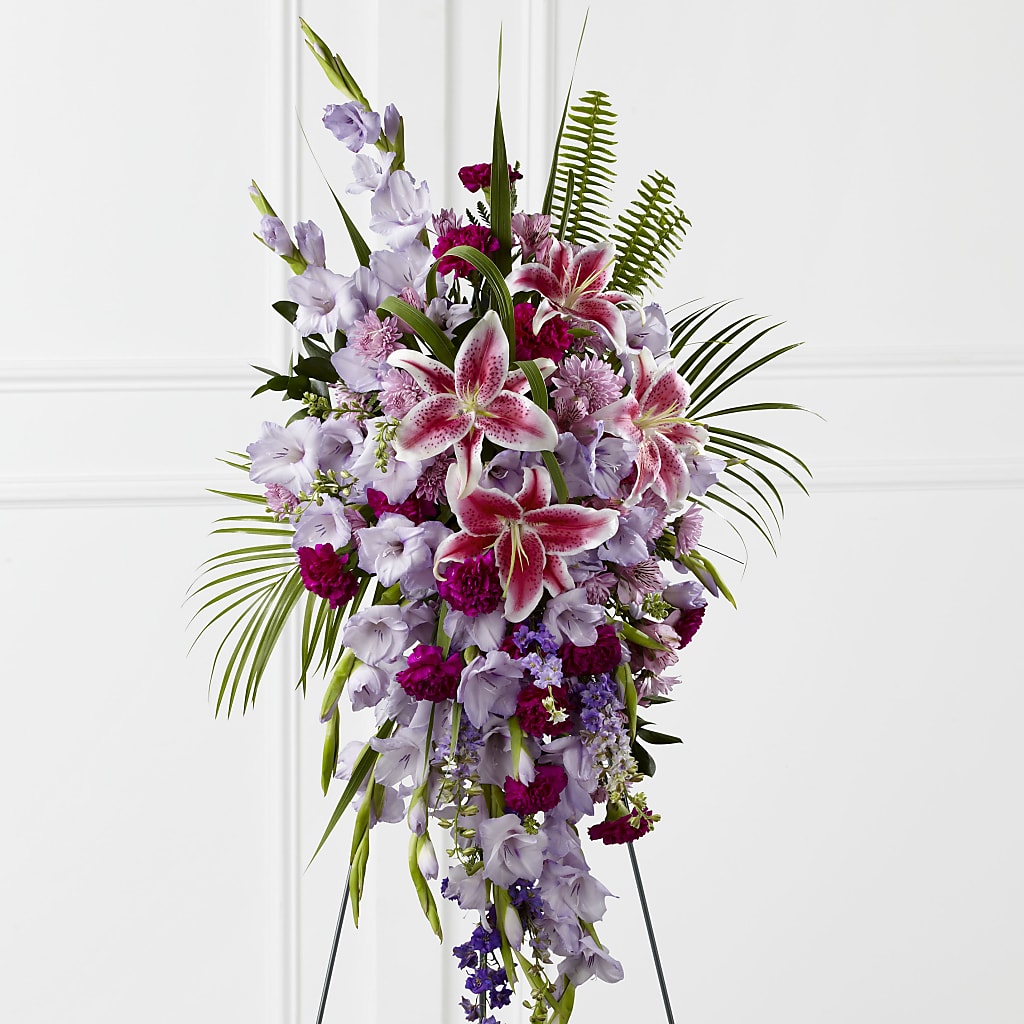 Tender Touch Standing Spray – The Woodlands Flowers, Conroe TX