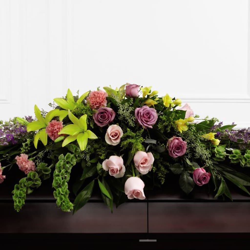 Forever Beloved Casket Spray – The Woodlands Flowers, Conroe TX