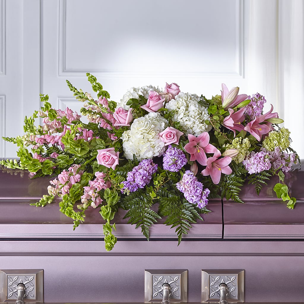 Life's Gratitude Casket Spray – The Woodlands Flowers, Conroe TX