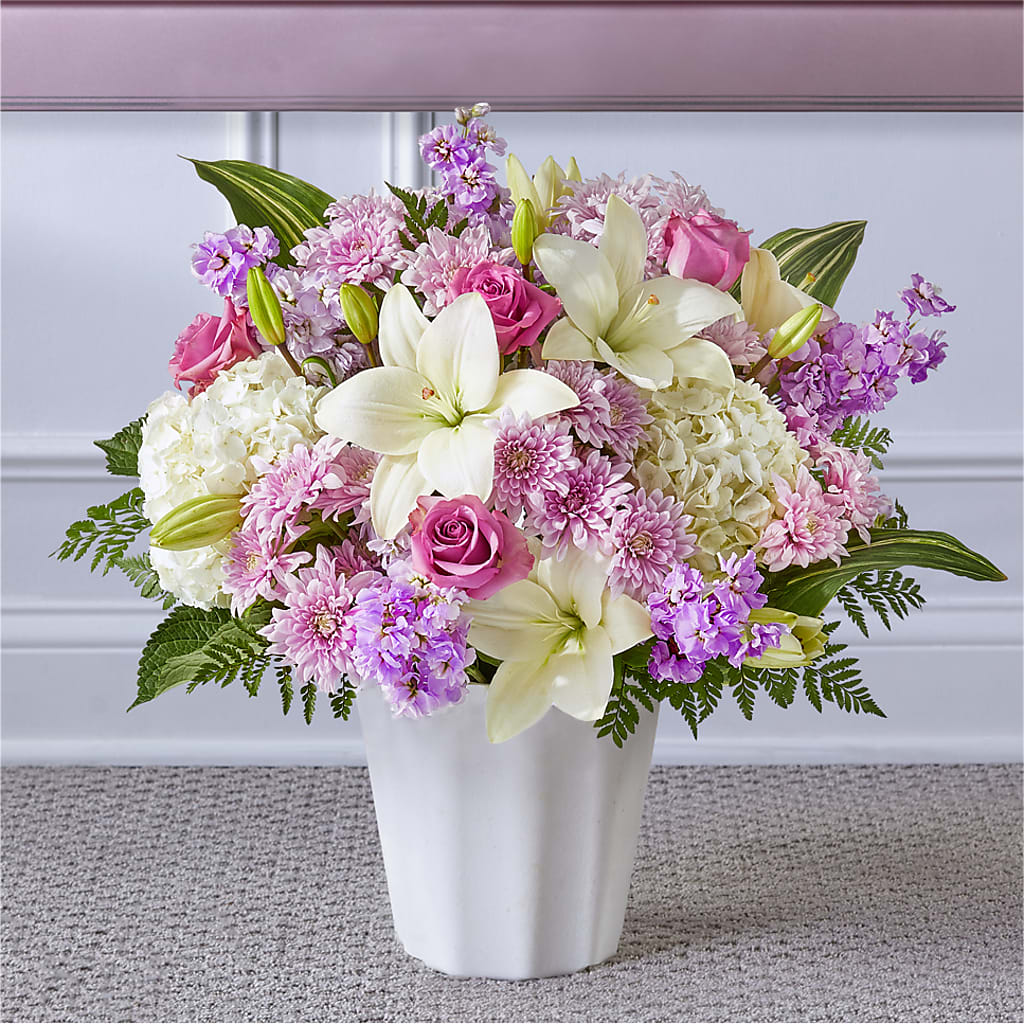 Heaven Sent Floor Basket – The Woodlands Flowers, Conroe TX