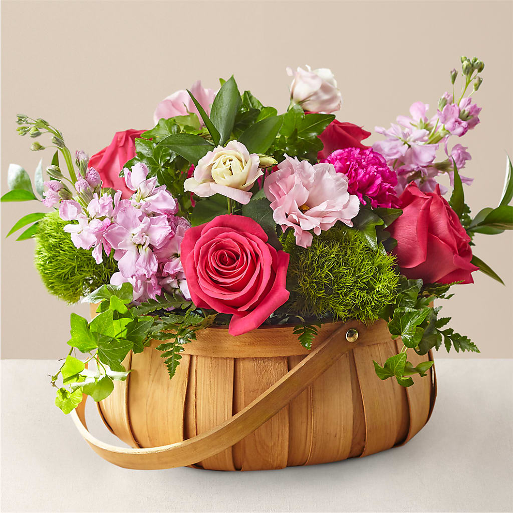 Radiance in Bloom Basket – The Woodlands Flowers, Conroe TX