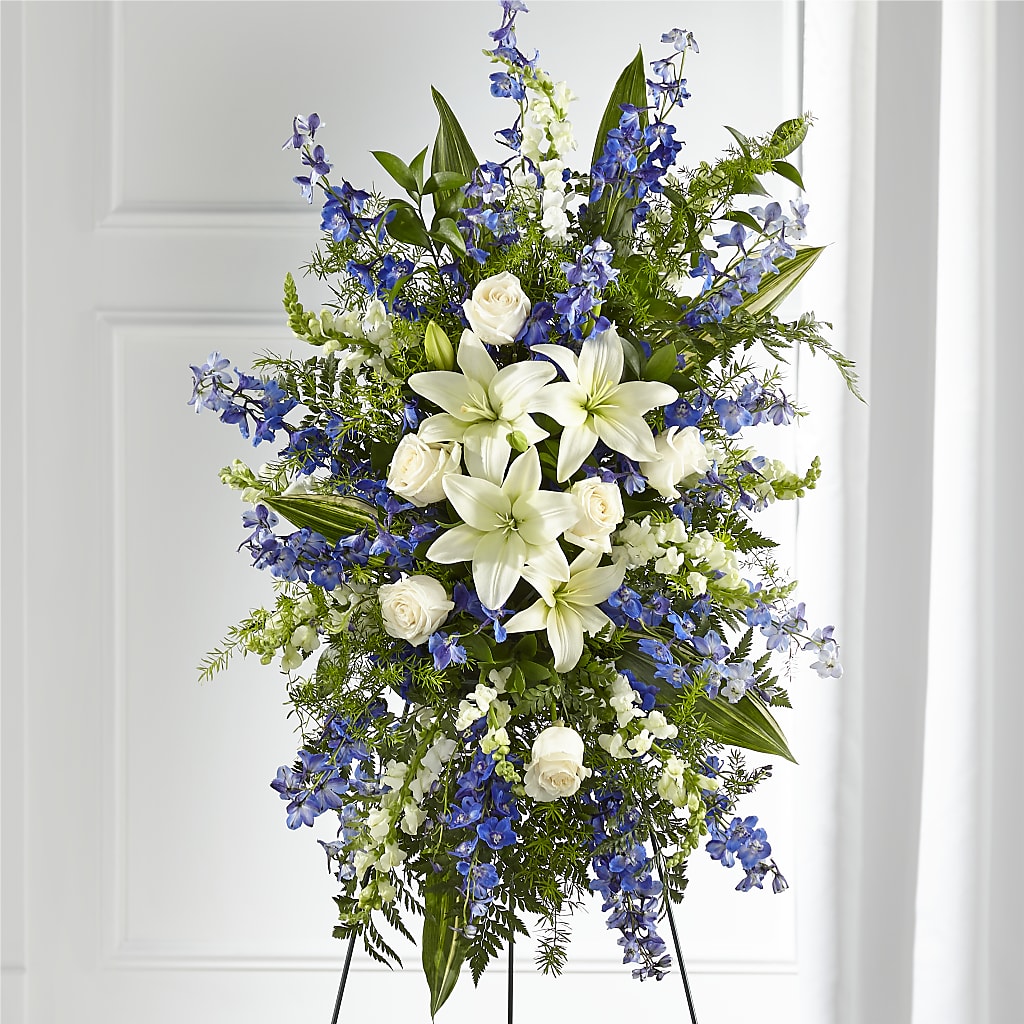 Faithful Friend Standing Spray – The Woodlands Flowers, Conroe TX