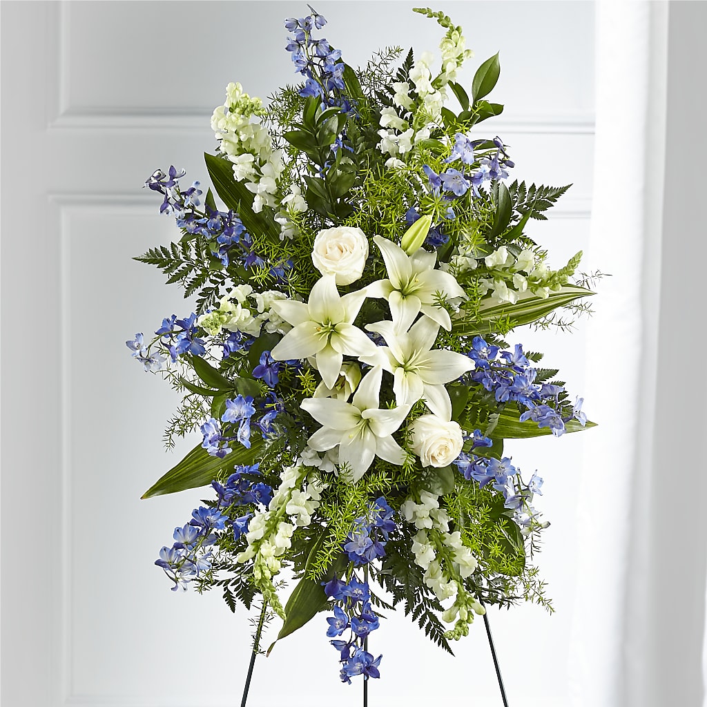 Faithful Friend Standing Spray – The Woodlands Flowers, Conroe TX