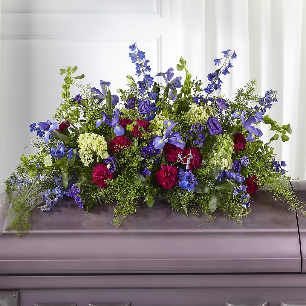 Always Treasured Casket Spray – The Woodlands Flowers, Conroe TX