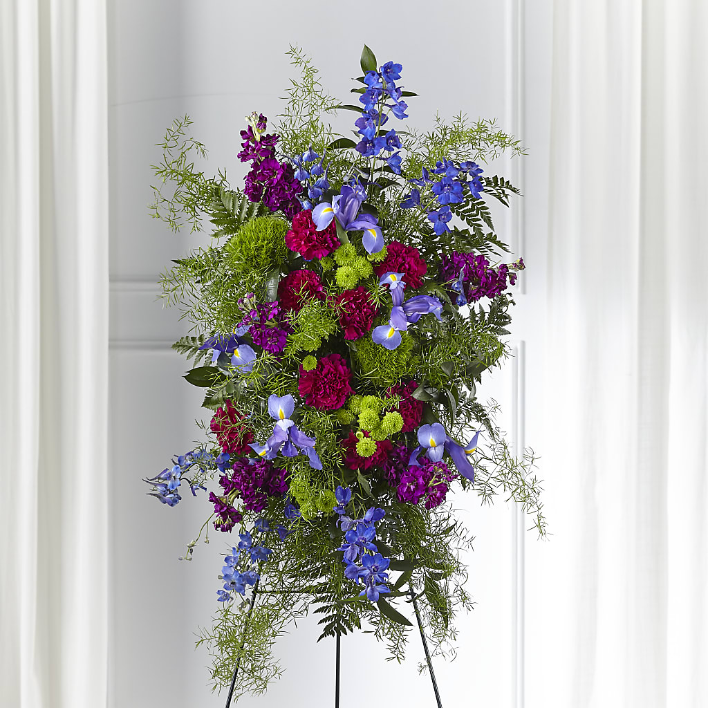 Heavenly Skies Standing Spray – The Woodlands Flowers, Conroe TX