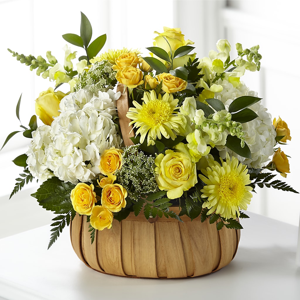 Rustic Remembrance Basket – The Woodlands Flowers, Conroe TX