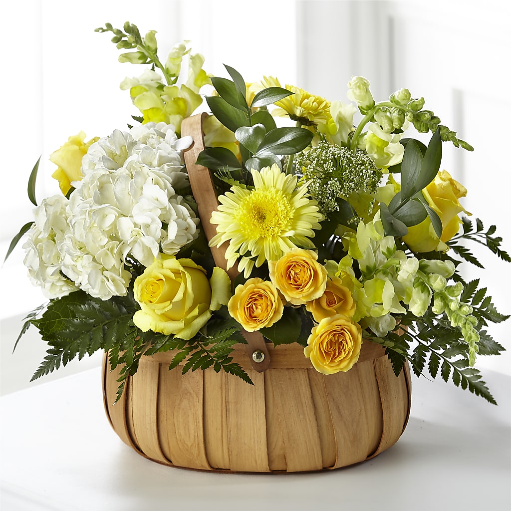 Rustic Remembrance Basket – The Woodlands Flowers, Conroe TX