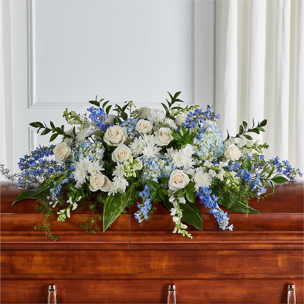 Timeless Essence Casket Spray – The Woodlands Flowers, Conroe TX