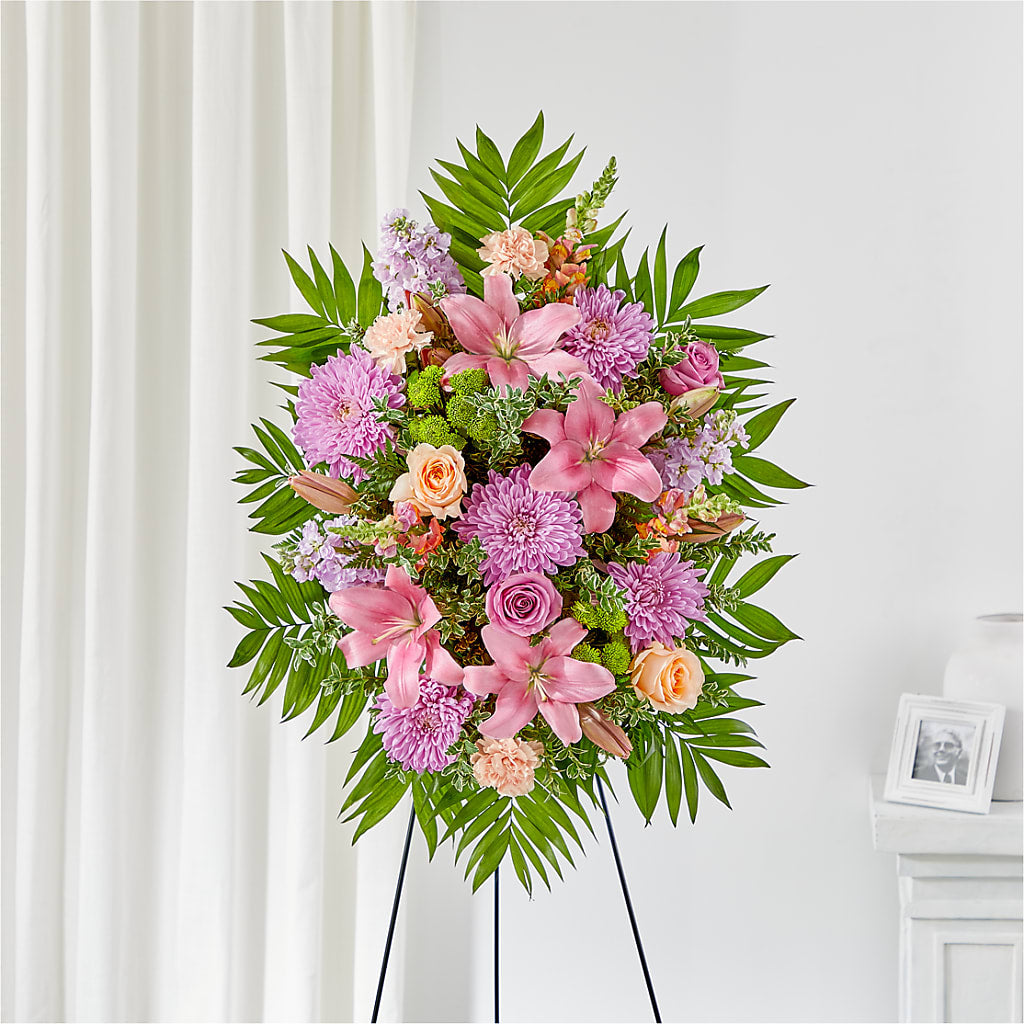 Love & Light Standing Spray – The Woodlands Flowers, Conroe TX