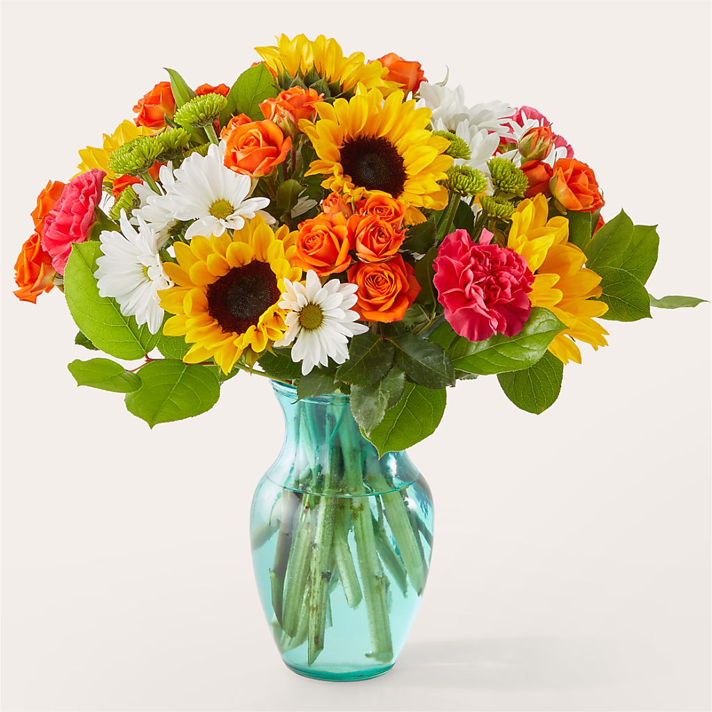Sun-drenched Blooms Bouquet – The Woodlands Flowers, Conroe TX