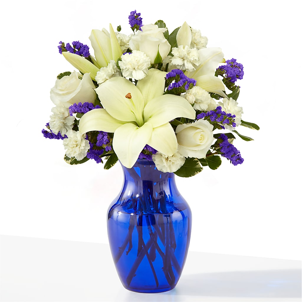 Sapphire Rush Bouquet – The Woodlands Flowers, Conroe TX
