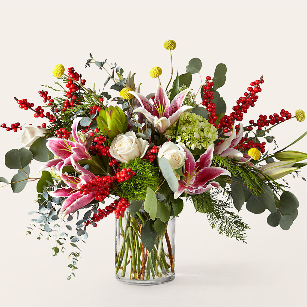 Berry & Bright Bouquet – The Woodlands Flowers, Conroe TX