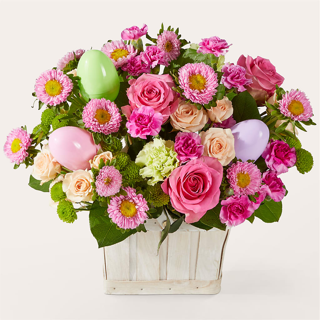 Get Eggcited Basket – The Woodlands Flowers, Conroe TX