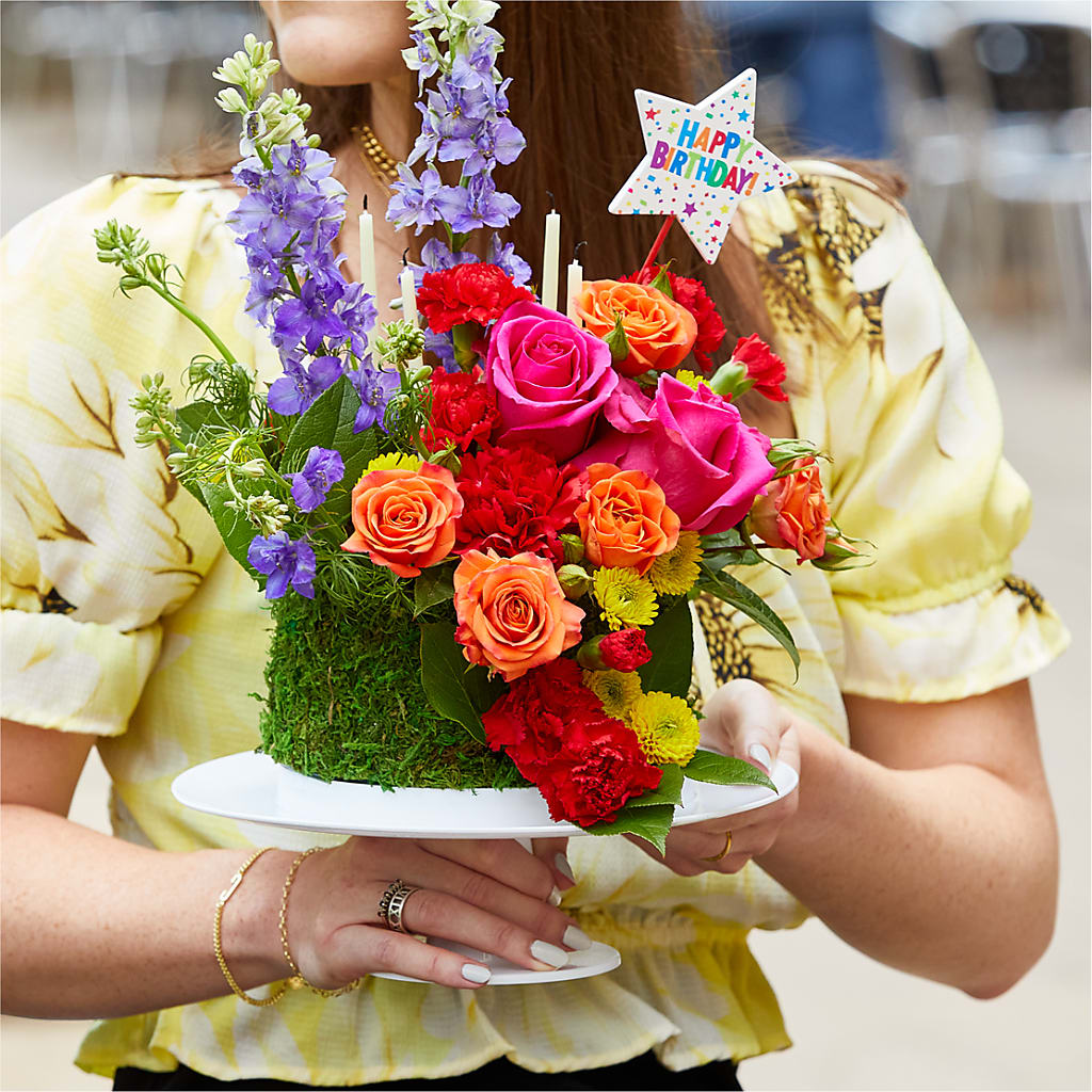 Best Year Yet Floral Cake – The Woodlands Flowers, Conroe TX