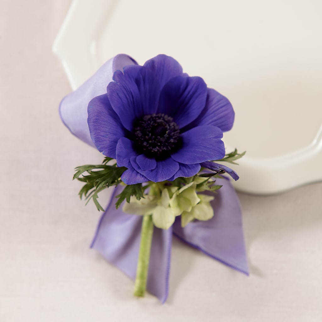 Purple Passion Boutonniere – The Woodlands Flowers, Conroe TX