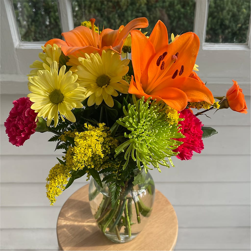 Bold & Bright – A Florist Original –  The Woodlands Flowers, Conroe TX