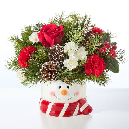 Jolly Snowman Bouquet –  The Woodlands Flowers, Conroe TX