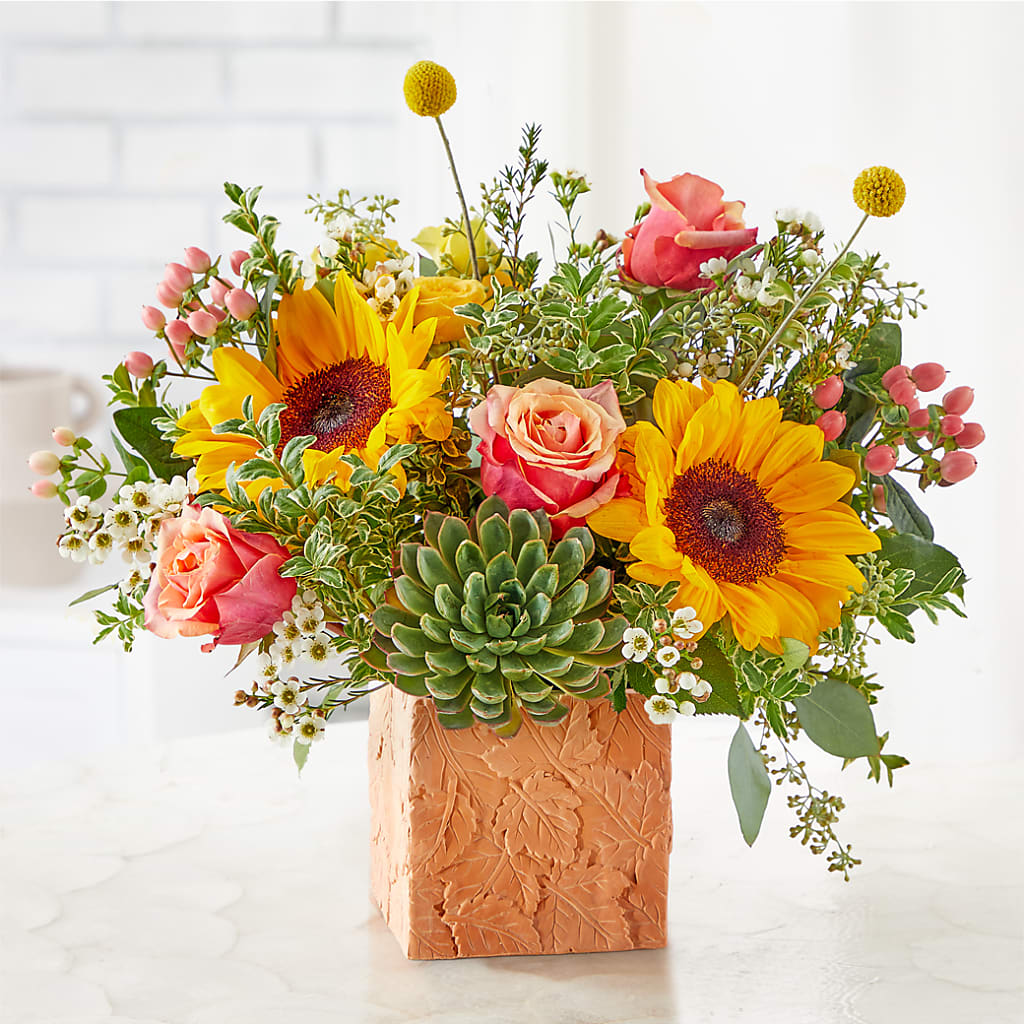Sunflower Season Bouquet –  The Woodlands Flowers, Conroe TX