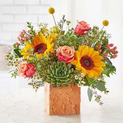 Sunflower Season Bouquet –  The Woodlands Flowers, Conroe TX