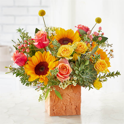 Sunflower Season Bouquet –  The Woodlands Flowers, Conroe TX