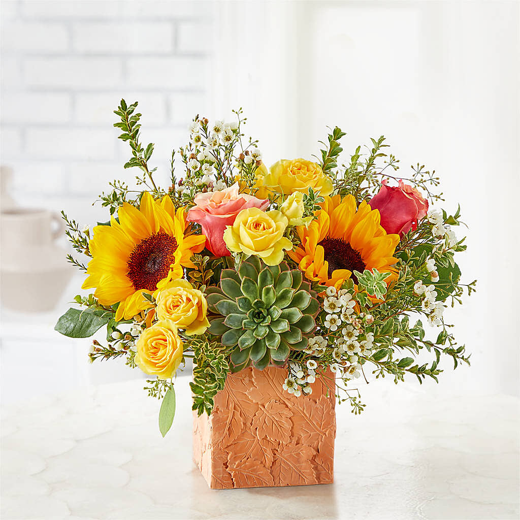 Sunflower Season Bouquet –  The Woodlands Flowers, Conroe TX