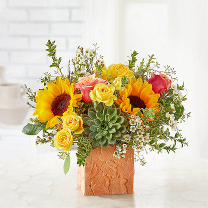 Sunflower Season Bouquet –  The Woodlands Flowers, Conroe TX