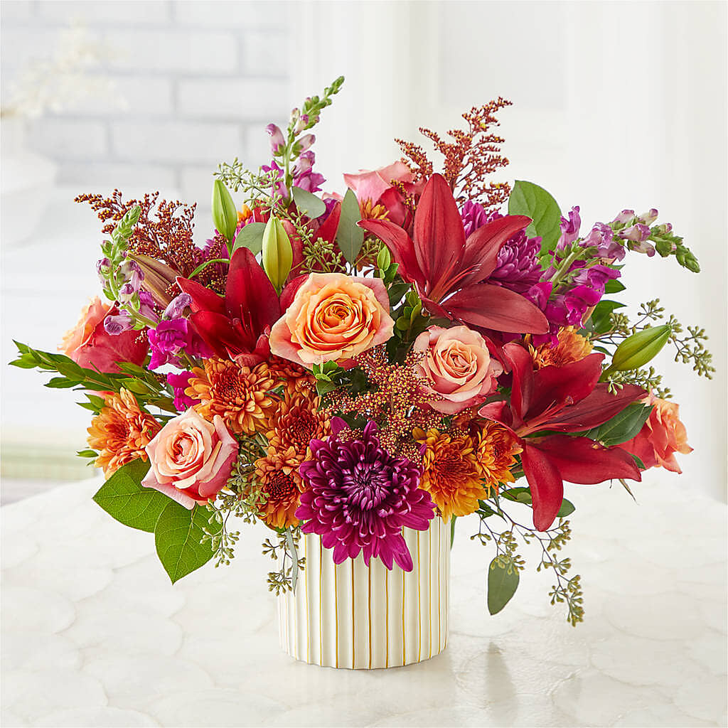 Burgundy Landscape Bouquet –  The Woodlands Flowers, Conroe TX