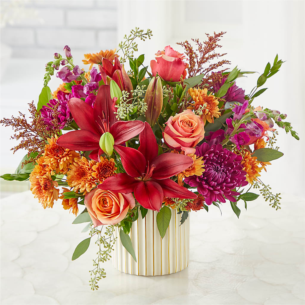 Burgundy Landscape Bouquet –  The Woodlands Flowers, Conroe TX