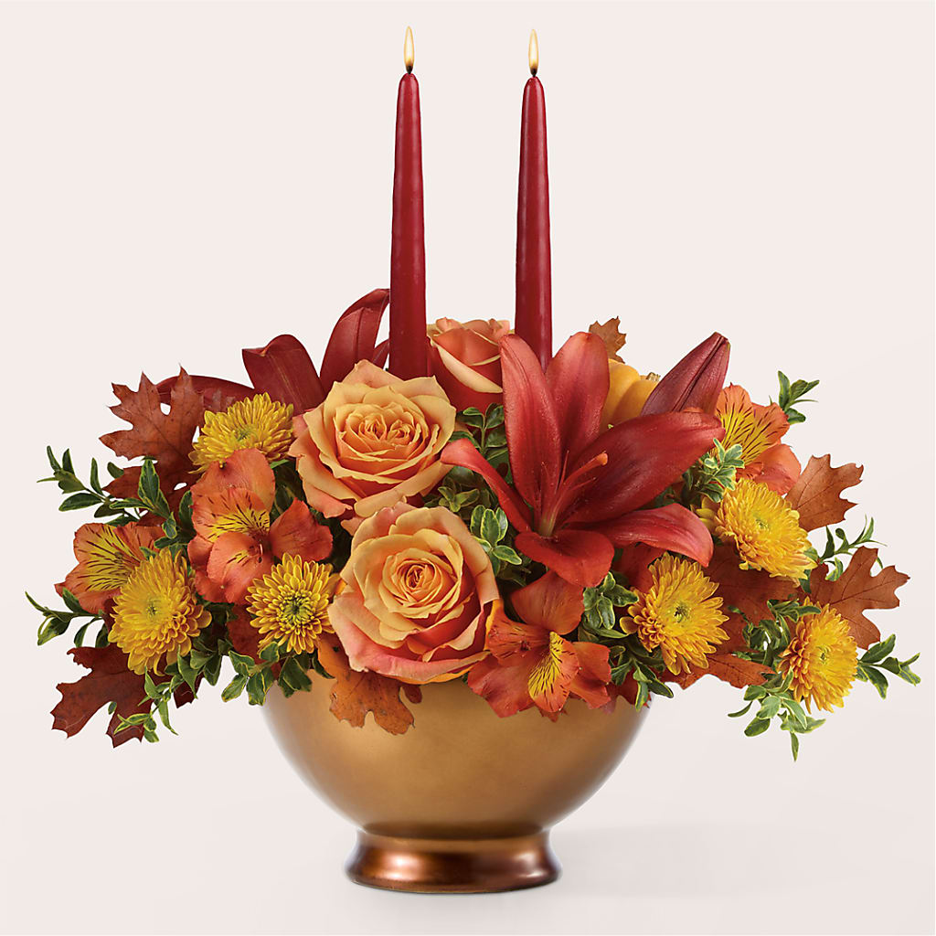 Harvest Table Centerpiece –  The Woodlands Flowers, Conroe TX