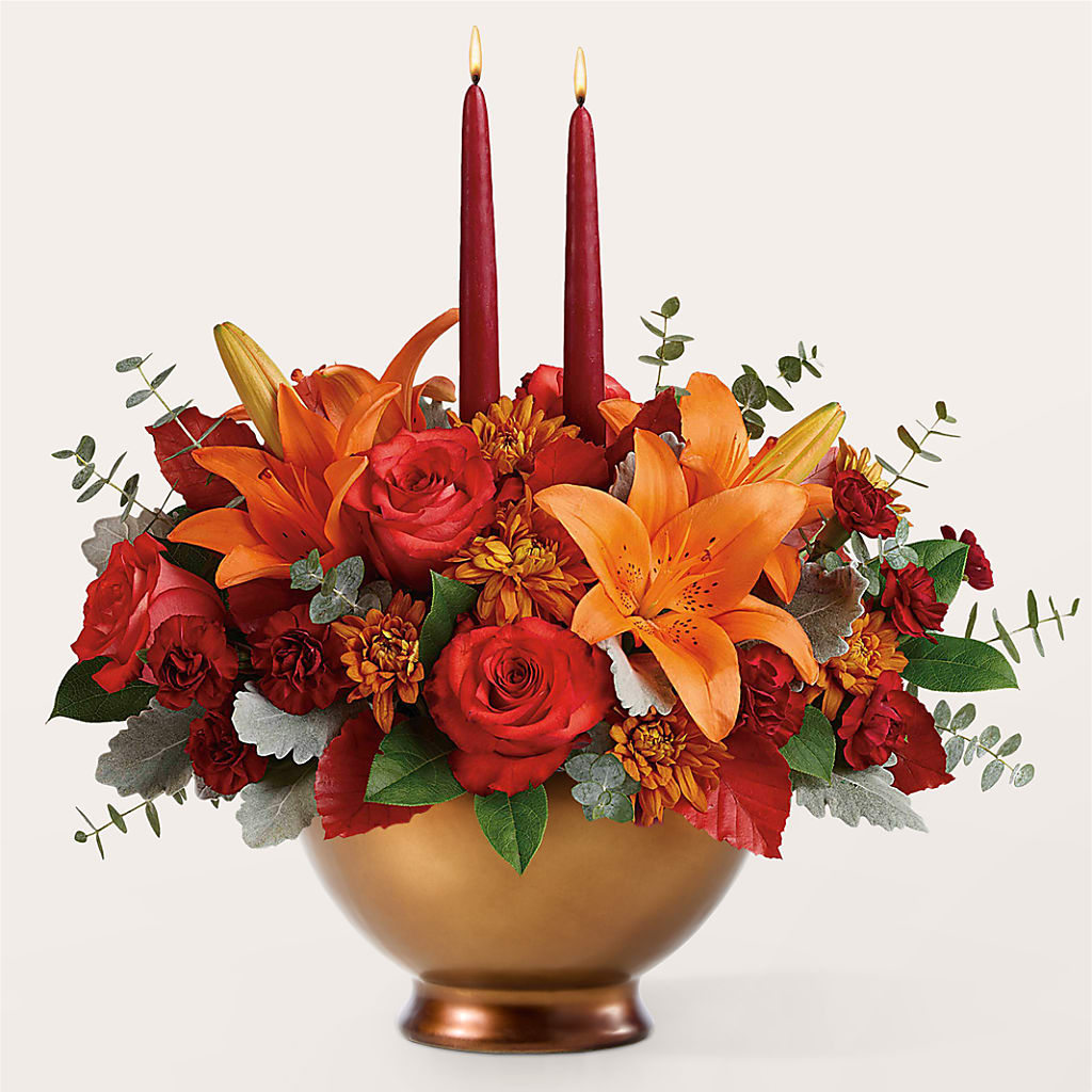 Fruits of Fall Centerpiece –  The Woodlands Flowers, Conroe TX