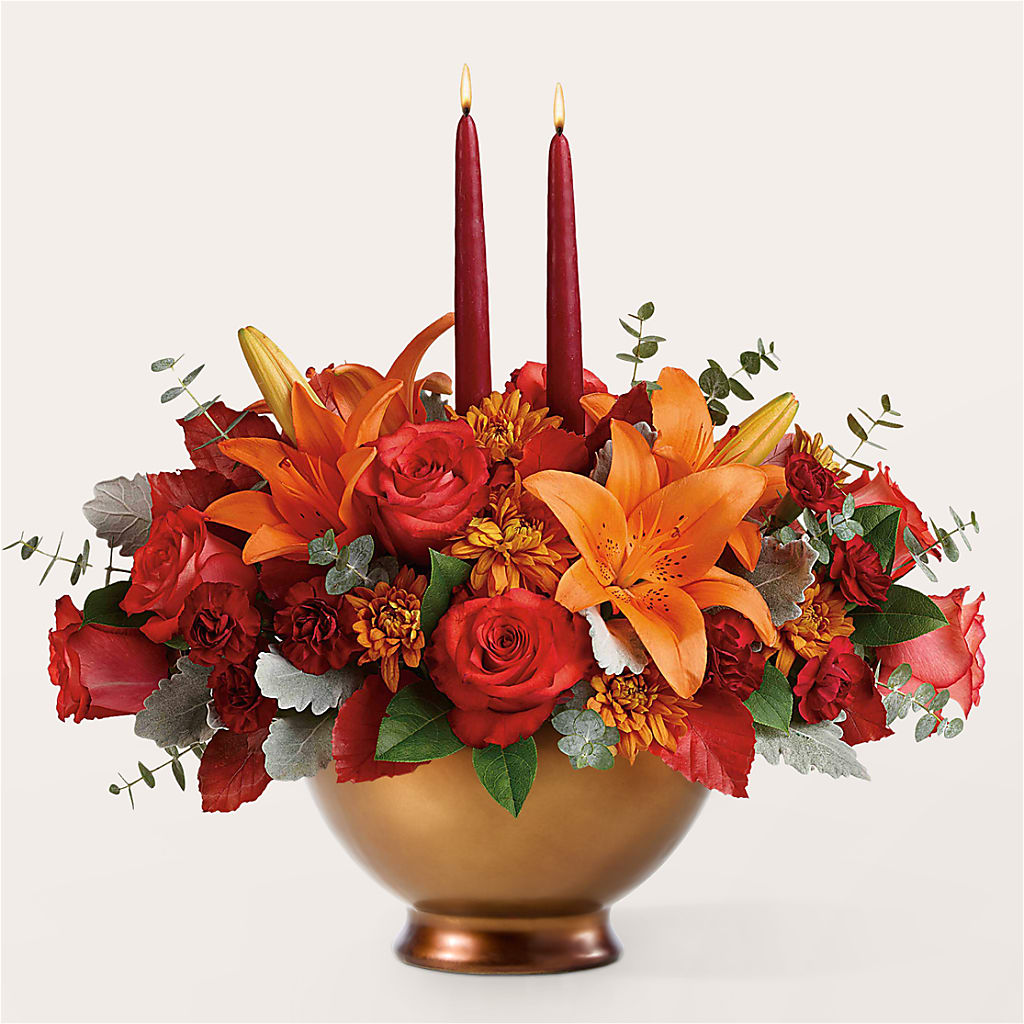 Fruits of Fall Centerpiece –  The Woodlands Flowers, Conroe TX