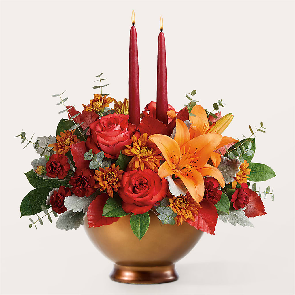Fruits of Fall Centerpiece –  The Woodlands Flowers, Conroe TX