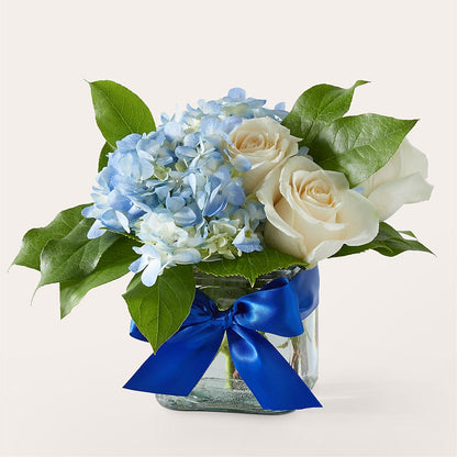 Sky Blue Delight Bouquet –  The Woodlands Flowers, Conroe TX