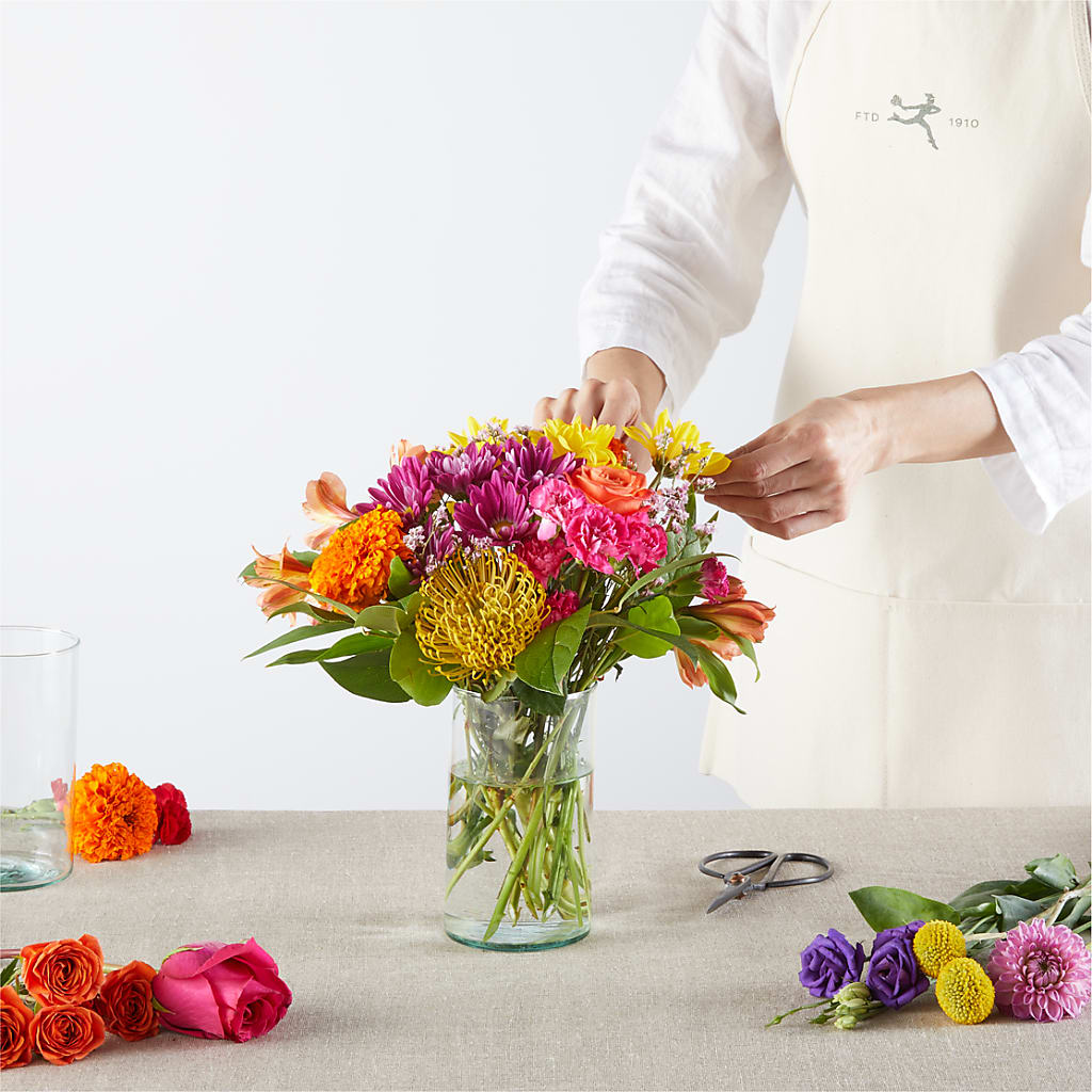 Feast of Color – A Florist Original –  The Woodlands Flowers, Conroe TX