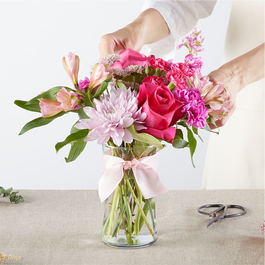 Pink Ribbon - A Florist Original –  The Woodlands Flowers, Conroe TX