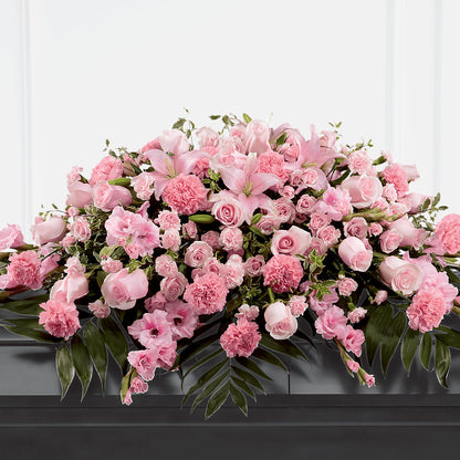 Garden of Comfort Casket Spray (Standard) –  The Woodlands Flowers, Conroe TX