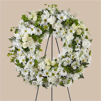 Faithful Wishes Wreath –  The Woodlands Flowers, Conroe TX