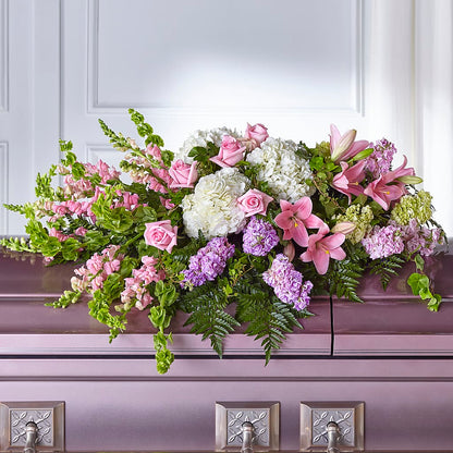 Life's Gratitude Casket Spray –  The Woodlands Flowers, Conroe TX