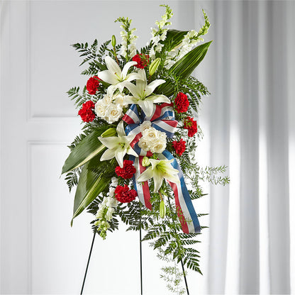 Stars of Life Standing Spray –  The Woodlands Flowers, Conroe TX