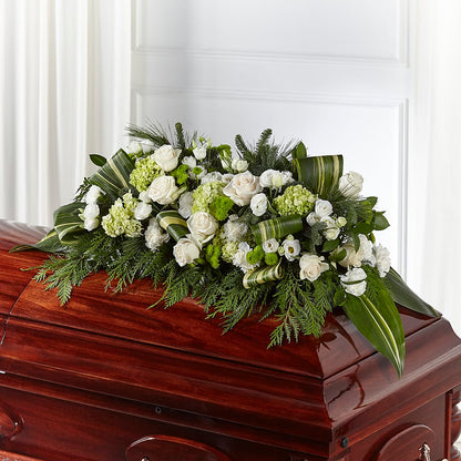 Hopeful Gesture Casket Spray –  The Woodlands Flowers, Conroe TX