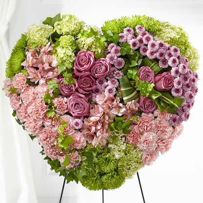 Heartwarming Standing Heart –  The Woodlands Flowers, Conroe TX