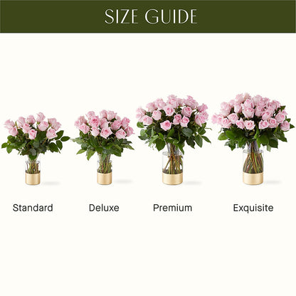 Picture Perfect Pink Rose Bouquet –  The Woodlands Flowers, Conroe TX